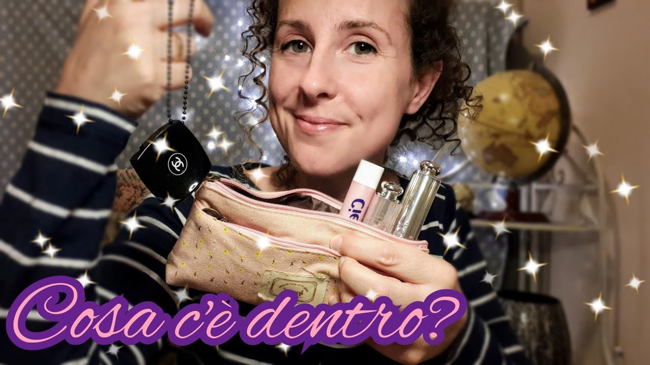 COSA C'È NELLA MIA POCHETTE💄🧼..necessaire per quando esco...in ASMR