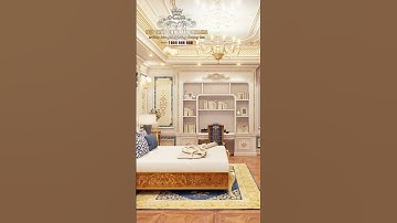 [Tuyệt Đẹp] Thiết kế nội thất tân cổ điển - phòng ngủ biệt thự 300m2 tại Thái Nguyên