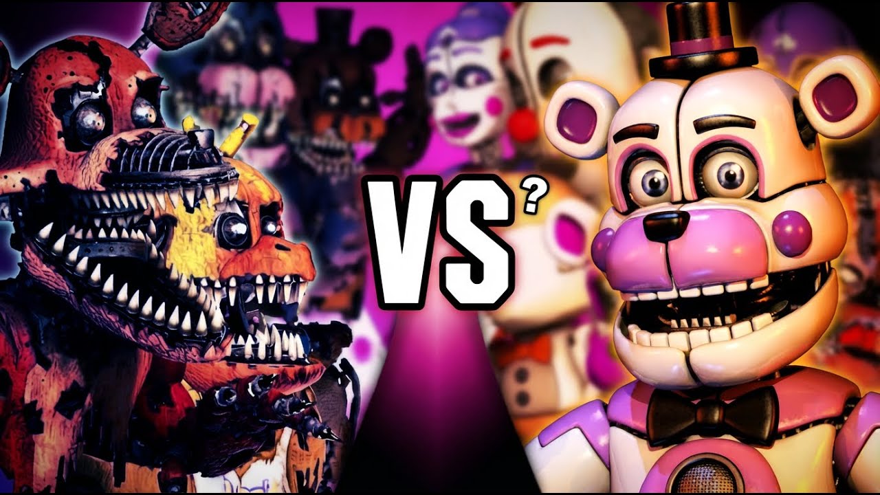 [SFM FNaF] Nightmare VR vs Sister Location