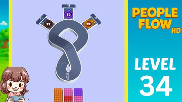 People Flow Level 34 Solution Walkthrough