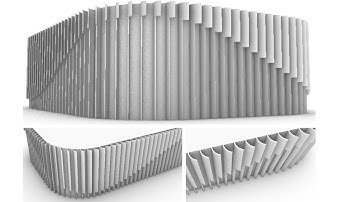 Parametric vertical louver for facade design