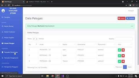 Video UAS Pemrograman Web