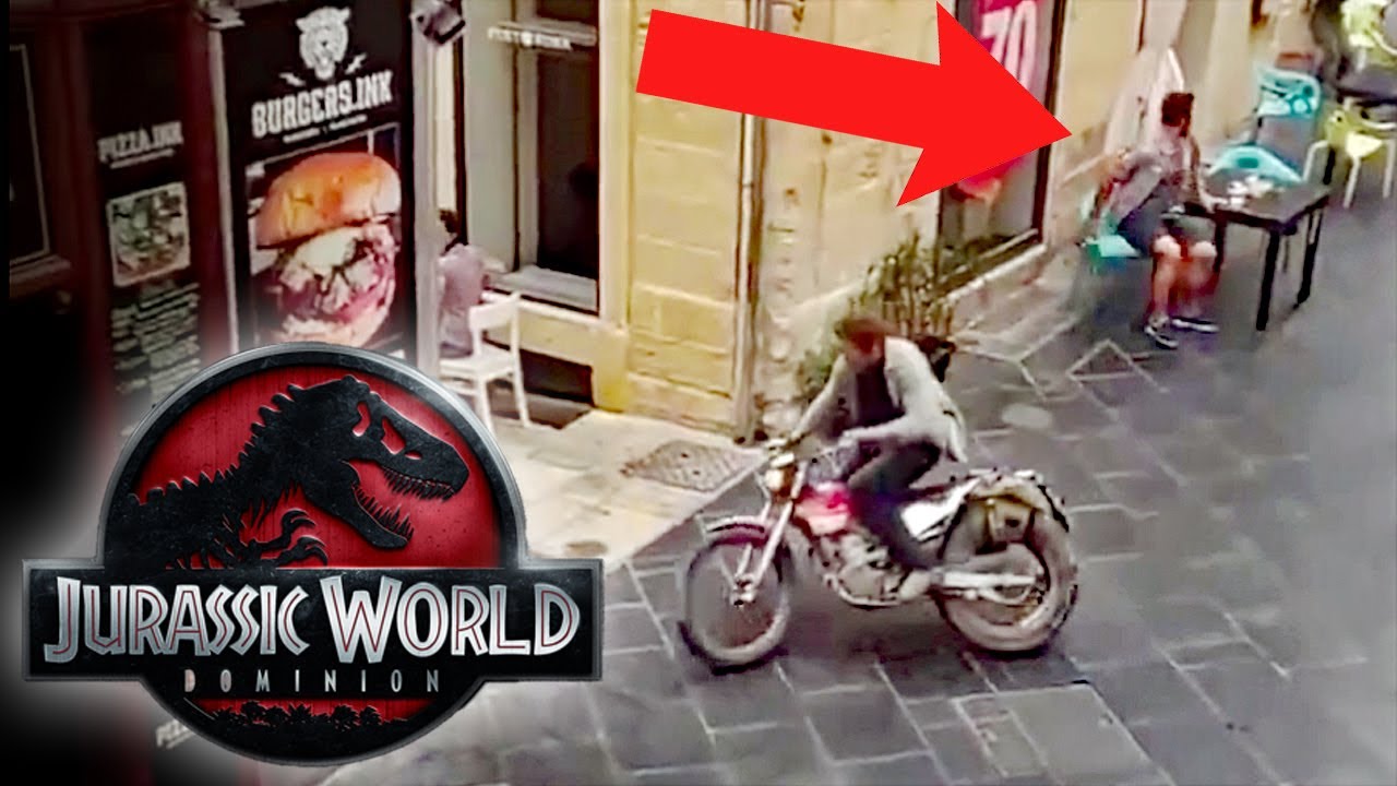 Jurassic World Dominion Leaked Set Footage - Chris Pratt Runs From 85F