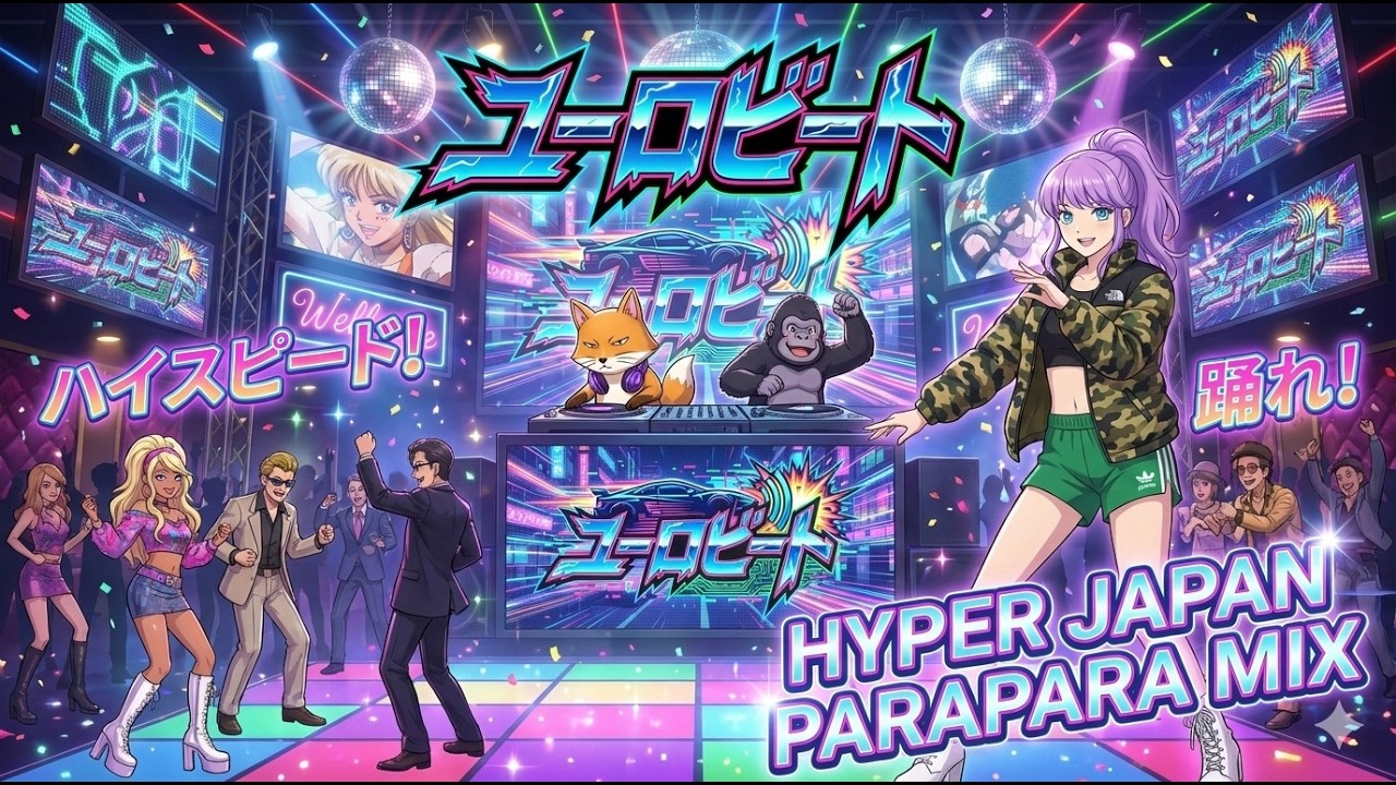 ユーロビート】EUROBEAT DJ Kenichi Hyper Japan ParaPara Mix