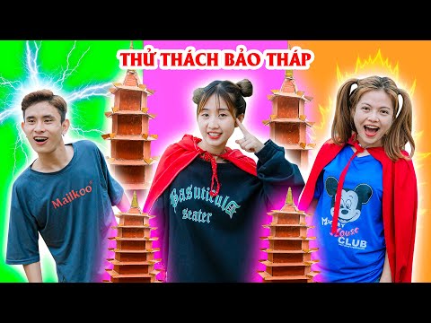 VƯỢT QUA THỬ THÁCH BẢO THÁP ĐỂ TĂNG CƯỜNG SỨC MẠNH - Natra P3 Tập 44 Phim Hài Học Đường Táo Xanh TV