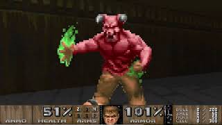 Doom Nostalgia Zero (2024) E1M8: "Valley Of The Dead" UV Tyson Speedrun 4:03