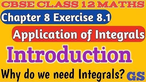 Chapter 8 - Exercise 8.1 Introduction - Area - Application of Integrals|CBSE Class 12 Maths in Tamil