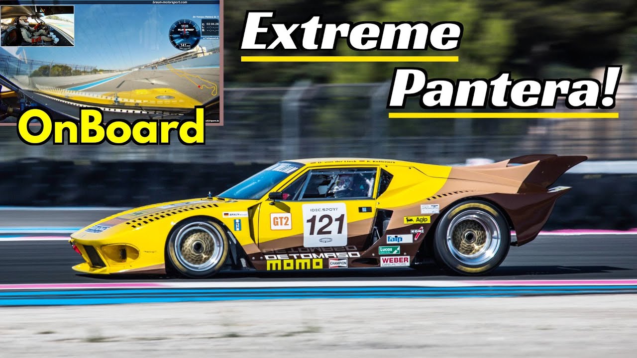 This Extreme 1979 De Tomaso Pantera Group 5 "Short-Tail" Racecar is unique! - Ralf Kelleners Onboard