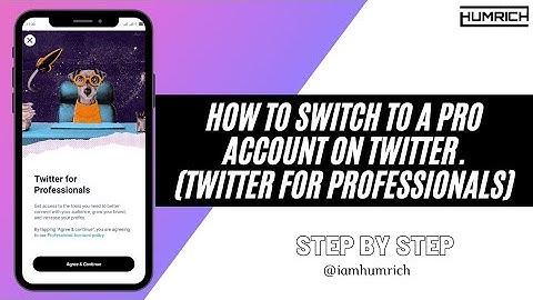 How To Switch To A Pro Account On Twitter (x) | Twitter For Professionals