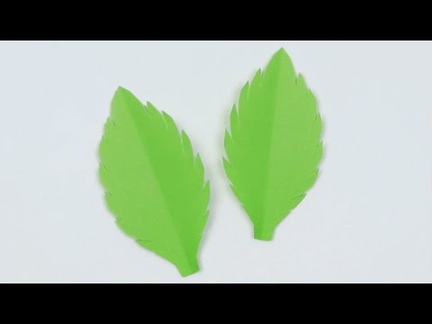 How to Make Paper Leaves, Huge Leaves Tutorial Easy DIY, Huge