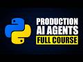 Build 3 PRODUCTION AI Agents in Python - Full Course (Agentspan)