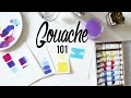 Gouache 101 · Tips and Techniques + Paper, Brushes and Cheap vs. Expensive · SemiSkimmedMin