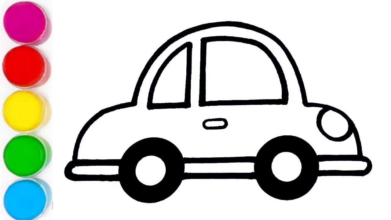 Car Drawing for Kids Fun and Easy StepbyStep Tutorial StepbyStep