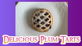 My DELICIOUS Plum Pastries #plum #tarts #dessertrecipe #bakedgoods #pastries