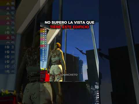 No supero la vista que tiene este edificio 😳 #gta #gtaonline #gta5 #gtav #stunt #shorts #funny #fyp