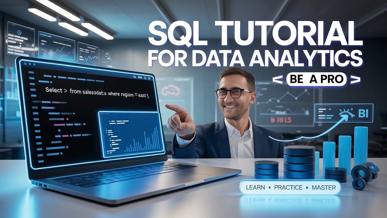 📊 SQL Tutorial for Data Analytics – Be a PRO! 🚀 - YouTube