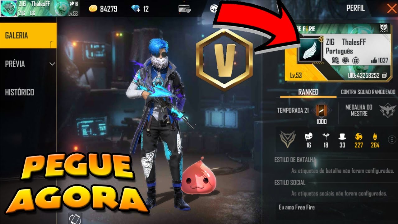 COMO PEGAR O SELO DE VERIFICAÇÃO NA CONTA DO FREE FIRE SEM SER  INFLUENCIADOR DA GARENA!! 