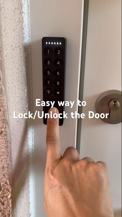 Nuki Fingerprint Door Lock #fingerprint_lock #bestfinds #coolgadgets