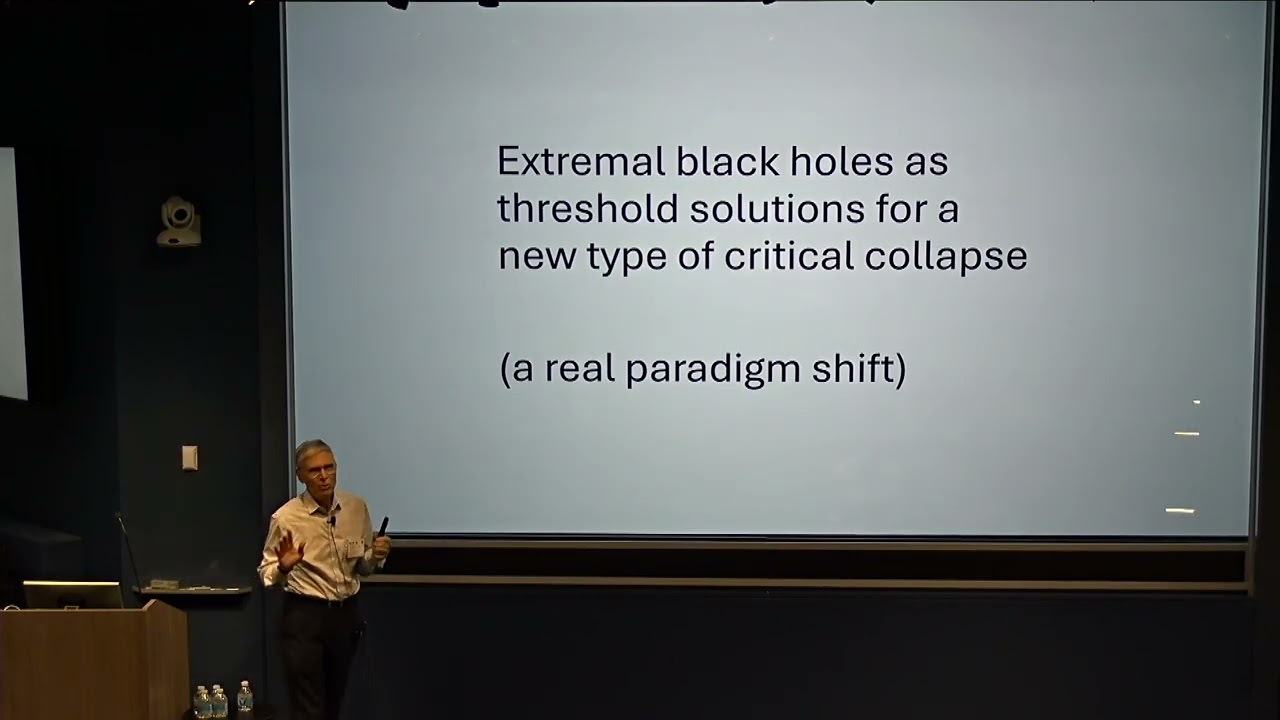 Gary Horowitz: Update on Extremal and Near-Extremal Black Holes