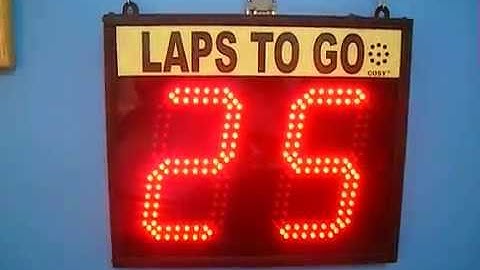 COSYCOM Go Kart Racing Lap Counter LED Display, मोटर स्पोर्ट्स रेसिंग / RACE LAP COUNTER
