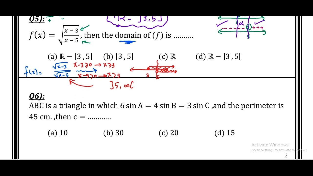 Mr.Eslam Sayed Monthly Workshop 2 Sec.2 Pure Math