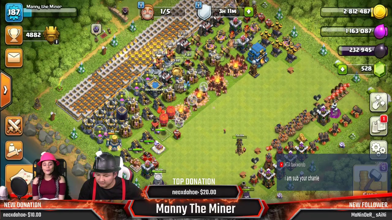 DUAL MANNY AND MARY THE MINER LEGEND PUSH