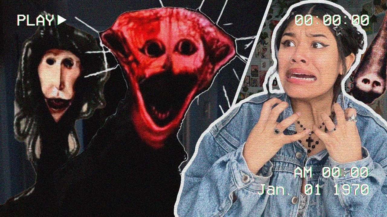 Reaccionando a videos de terror analogico (ESPECIAL DE HALLOWEEN)