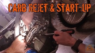 KLX-250s Carburetor Re-jet Without Removing It: Part 3 - New Jets/Start-up