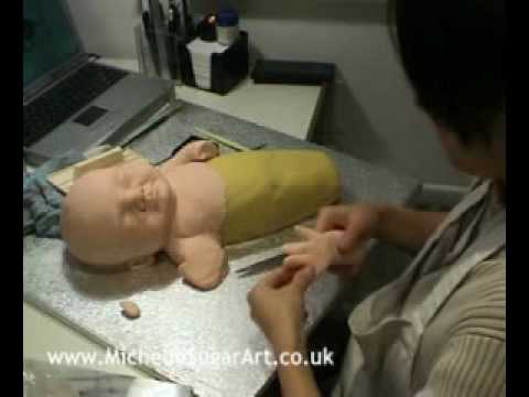 The Making of Sculpted Baby Cake