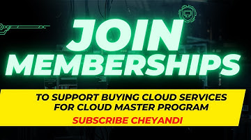 #Join Memberships and Support me  to Buy Cloud Services |It will help to complete Cloud Master Prog.