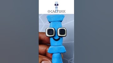 I made Sprunki OC: I (from Alphabet Lore) Out of clay! #incredibox #sprunki #clay ‪@cactukk