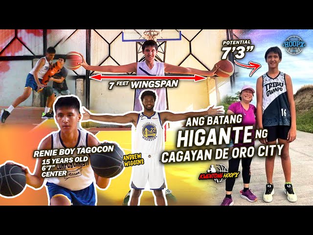 ANG BATANG HIGANTE NG CAGAYAN DE ORO CITY! GUGULATIN BA ANG MUNDO? 6'7 John Renie Boy Tagocon class=