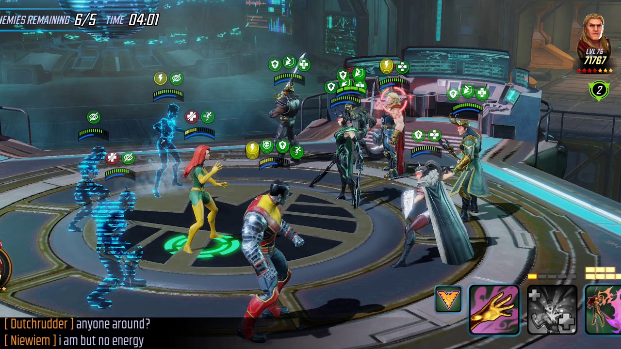 AW Offense 298k Xmen vs 364k Asgardians Marvel Strike Force YouTube