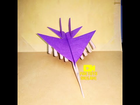 Kağıttan Maket Savaş Bomba Uçak Yapımı ( JET ) / Paper Model War Airplane / origami