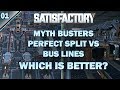 Satisfactory Myth Busters: What's More Efficient, Bus vs Perfect Split