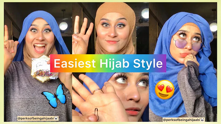 Easiest Trendy Hijab Tutorial  Specially for RAMAD...