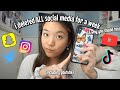 i deleted ALL social media for a week | Vanessa Nagoya