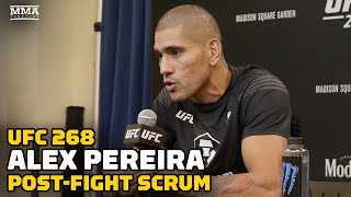 Alex Pereira On Flying Knee KO: ‘It Just Happened’ | UFC 268 | MMA Fighting
