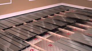 ProWarm Water Underfloor Heating Installation  Aluminium Spreader Plate Method