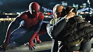 Spider Man vs The Lizard Bridge Rescue Scene The Amazing Spider Man 2012 Movie CLIP HD