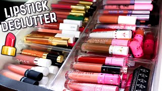 Huge Liquid Lipstick Declutter + Swatches | July 2020