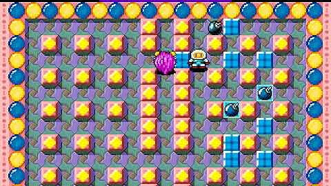 Bomber Man Japan - gameplay - video snap - MAME Rom bombrman