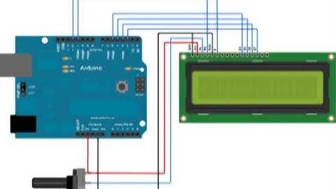 Arduino projects - LCD CPU indicator