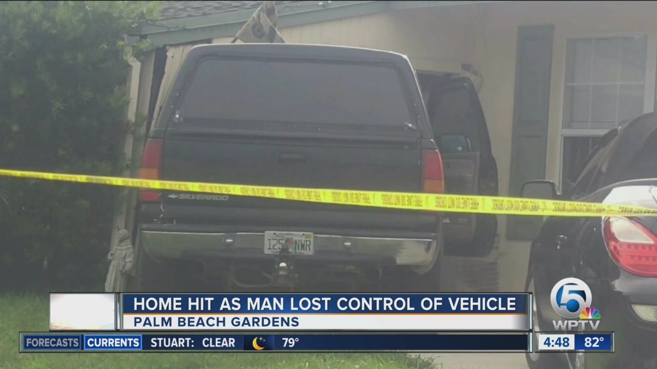 SUV crashes into Palm Beach Gardens home