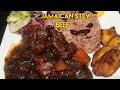 JAMAICAN STEW BEEF RECIPE ||  NO PRESSURE COOKER #RomasKitchen #StewBeef