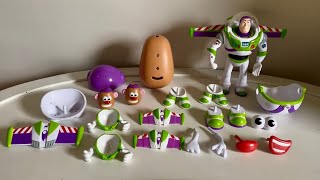 Mr.Potato Head Buzz Spudyear part mixed up with Buzz Spudyear toy 