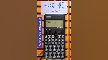 MULTIPLICACIÓN de MATRICES con la CALCULADORA CIENTÍFICA 😎 fx-570 LA CW