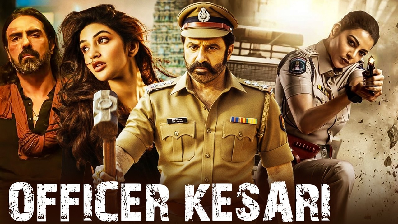 OFFICER KESARI - Hindi Dubbed Full Movie | Nandamuri Balakrishna, Sreeleela | Action Movie