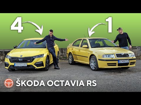 Škoda Octavia RS. SÚBOJ 1. a 4. generácie. Ktorá je LEPŠIA? - volant.tv