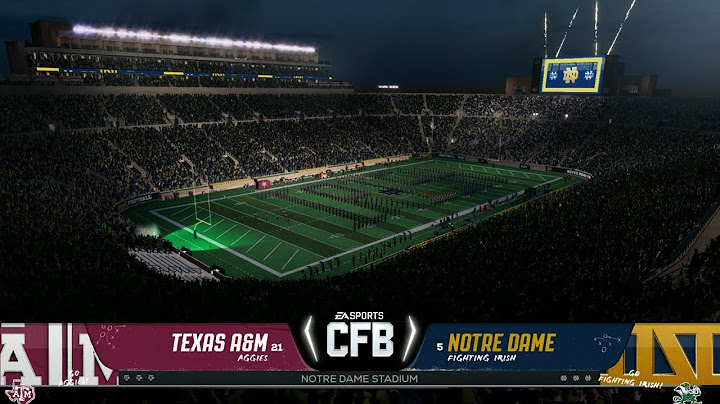 College Football 26 - Texas A&M Aggies @ Notre Dame Fighting Irish - Week 3
